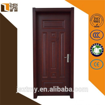 Puerta de madera venta superior architrave de marco madera sólida seguridad adecuada